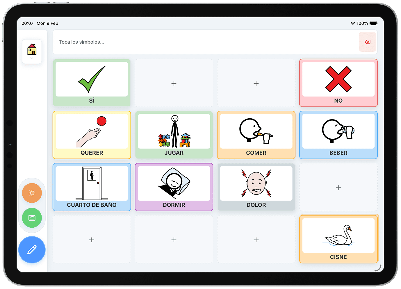 Captura de pantalla de Kunet para niños